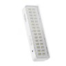 luminaria led emergencia 30 leds 2w casa santos materiais