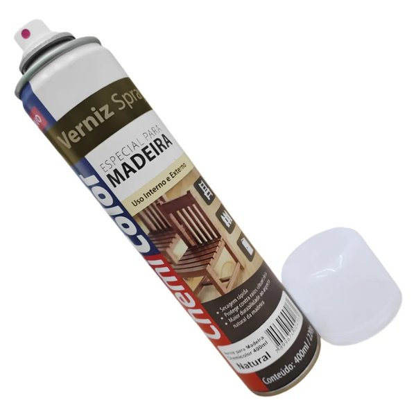 02 verniz spray 400ml cor imbuia chemicolor