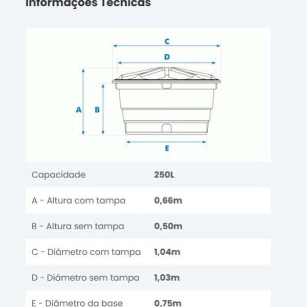 caixa d agua 250litros fortlev casa santos curitiba 4