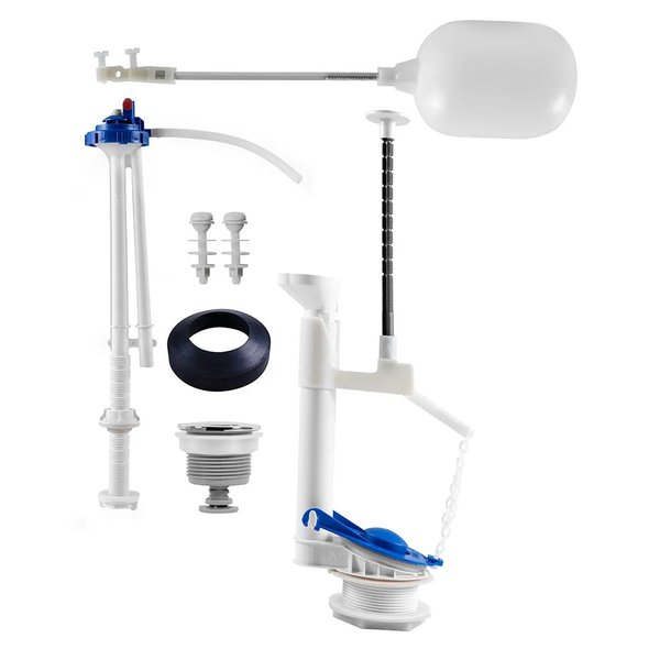 01 mecanismo de descarga kit completo astra branco