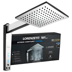 chuveiro acqua century digital hibrido 220v lorenzetti casa santos curitiba 2